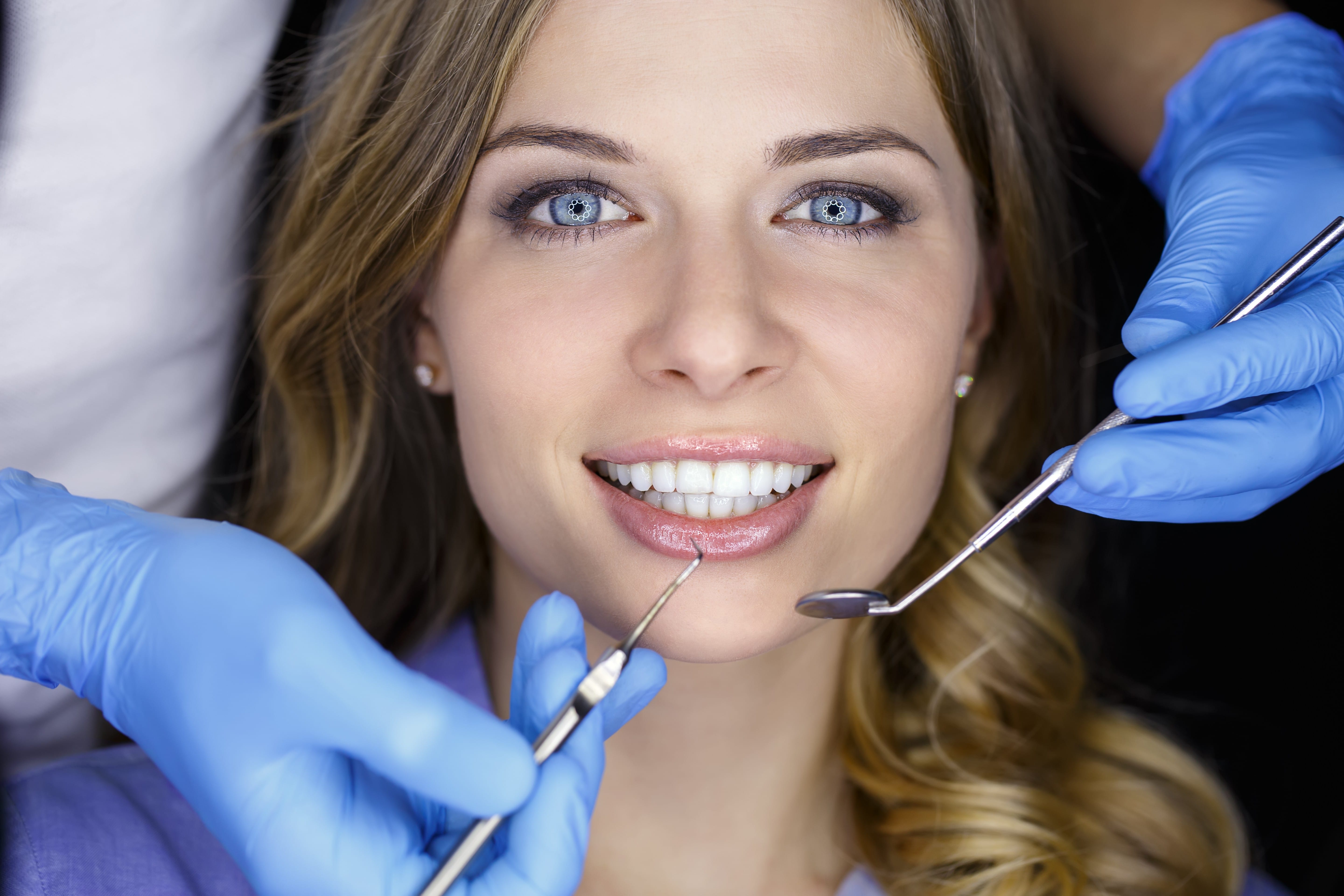 Woman Getting a Dental Checkup